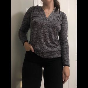 Purple Hooded Pullover